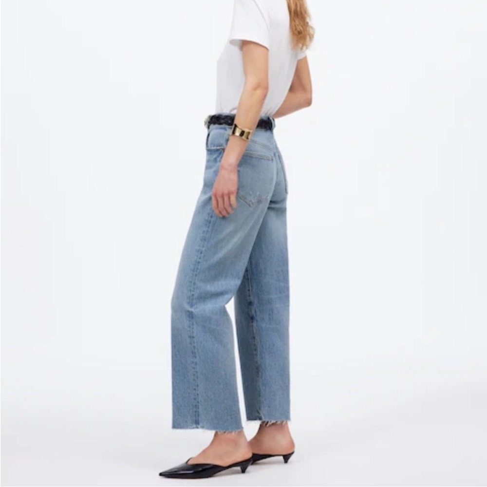 Madewell The Perfect Vintage Wide-Leg Crop Jeans